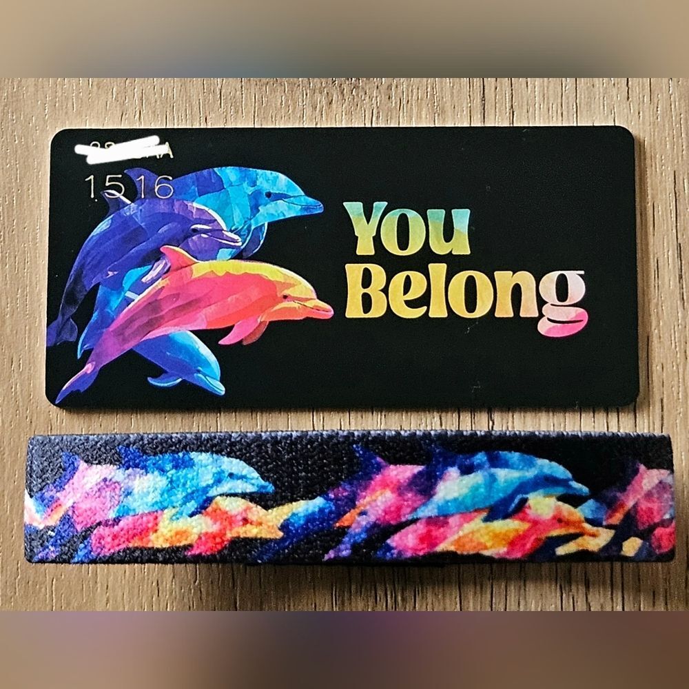 ZOX "YOU BELONG" #1516 DOLHPIN INTERACTIVE Collectible WRISTBAND